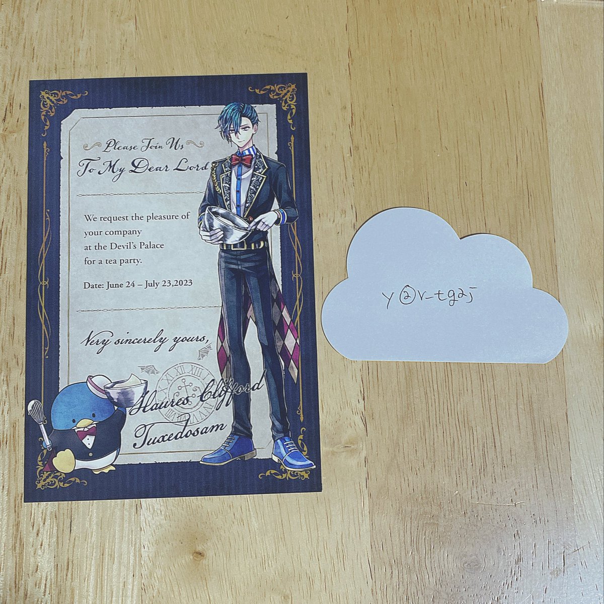 r_tgaj's tweet photo. 【交換】悪魔執事と黒い猫 あくねこ アニメイト特典 ポストカード

譲￤ハウレス
求￤バスティン

初期汚れがございますので画像2枚目のご確認をお願い致します。

検索からもお気軽にお声かけください︎☺︎ https://t.co/Vi5eYuvYkX