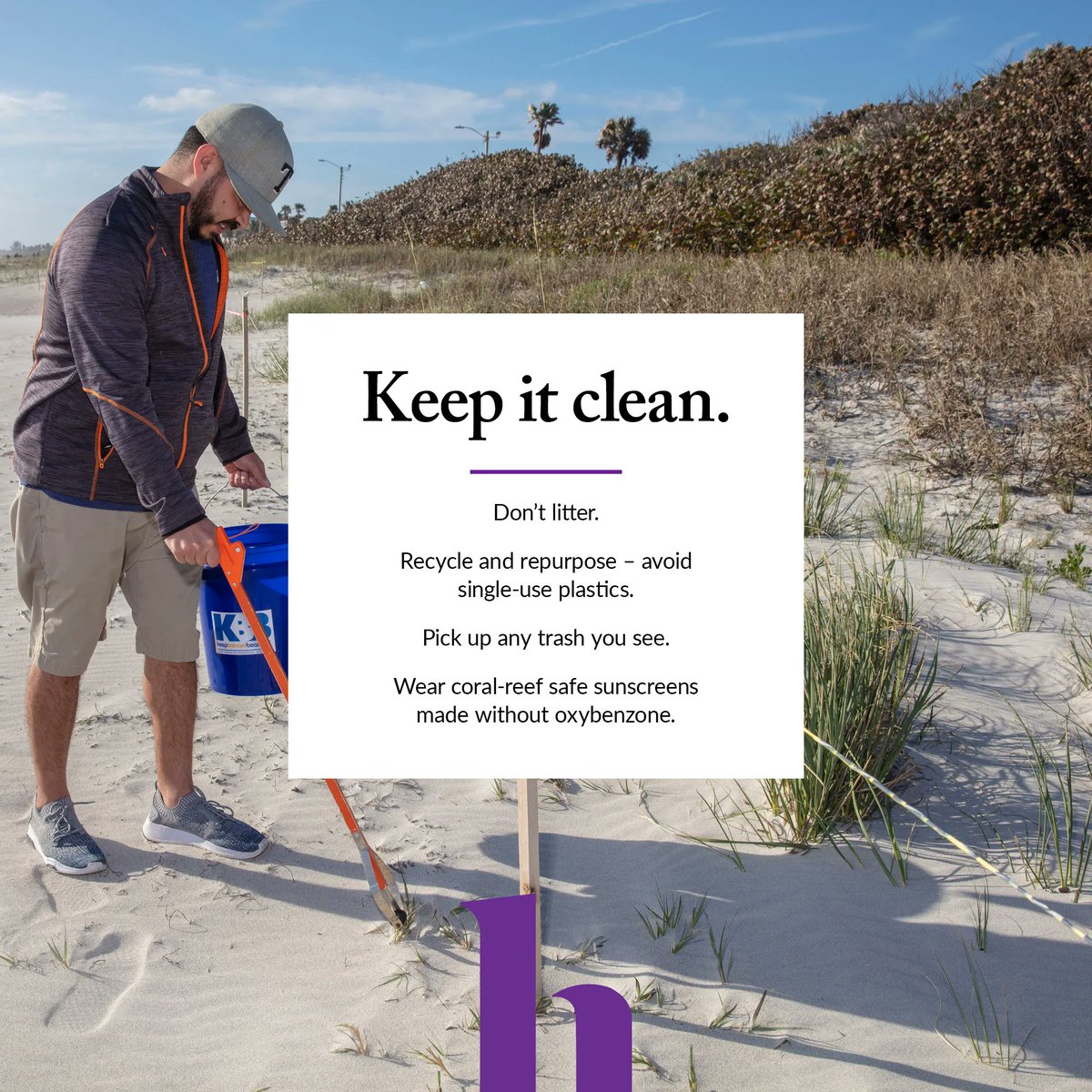 Health_First's tweet photo. We love our beaches here in Brevard, and during the busy summer season, itβs more important than ever to protect them π July is #CleanBeachesMonth β help keep our sunny shores beautiful with a few simple steps. #WellnessWednesday https://t.co/SKzrbM6shc