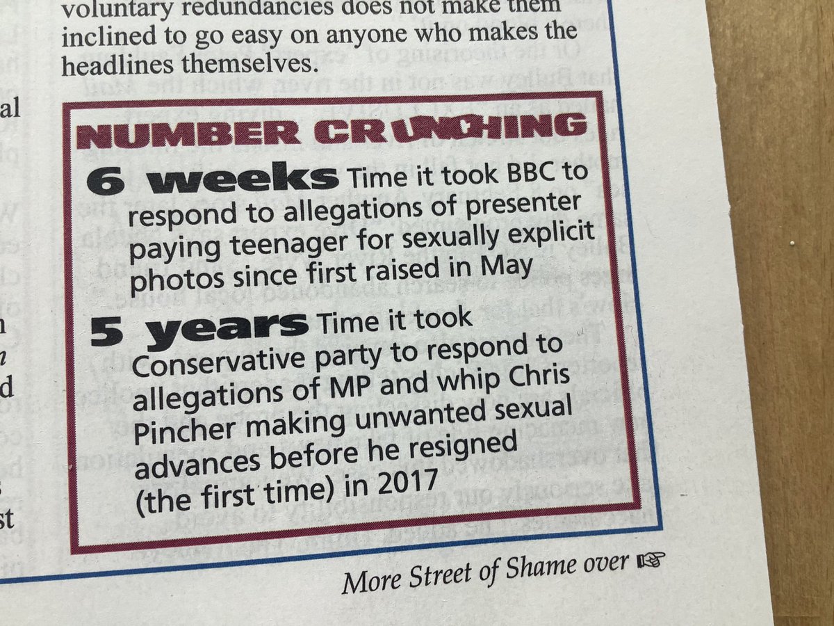 Private Eye is bang on the money as always.