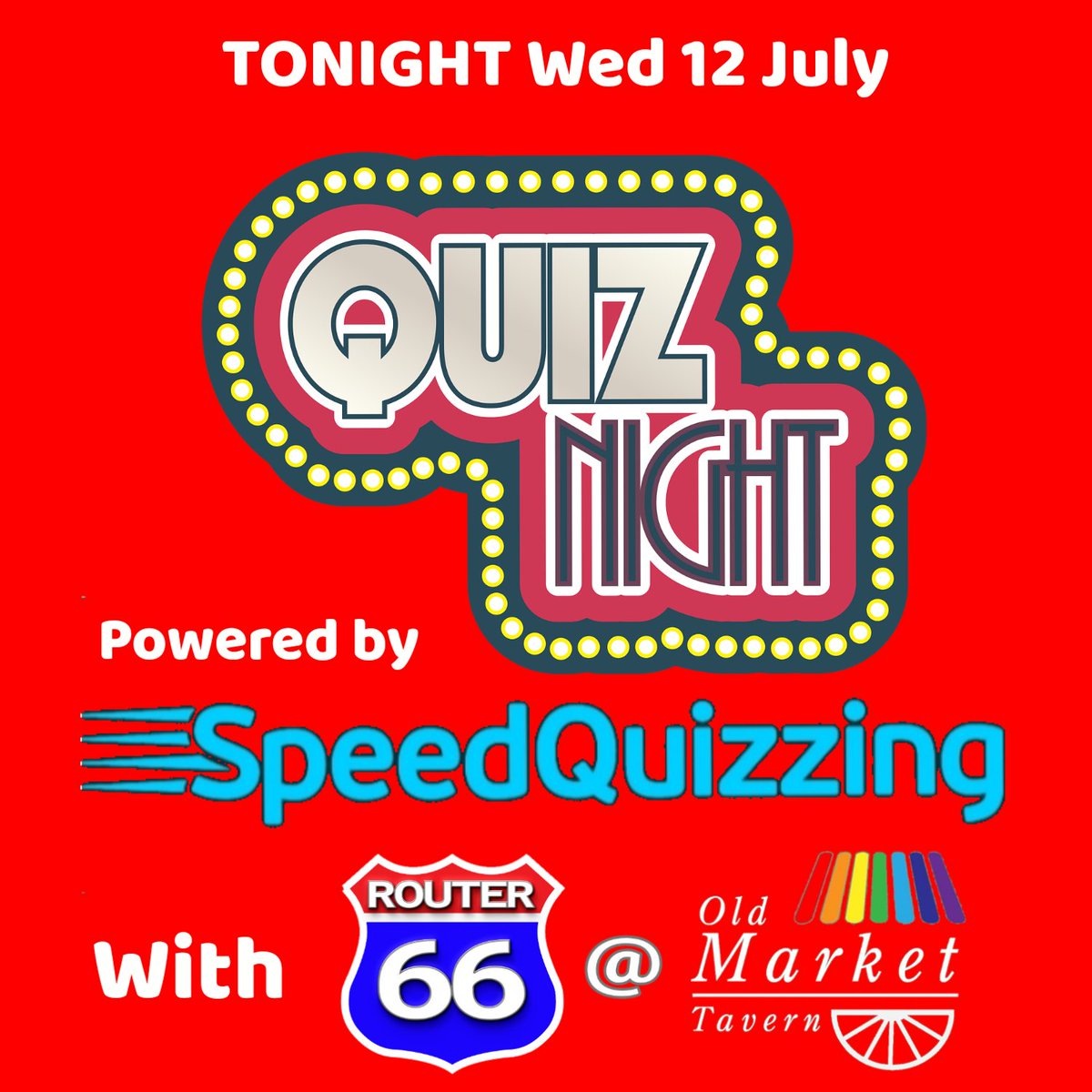 Router66T's tweet photo. ❓Quiz night at The Old Market Tavern - all quizzers welcome❓
#Altrincham towns original #SpeedQuiz no 🖊️no 📄 just 📱
Arrive 8.30 for 9pm start ..plus-
Play Your ♠️♣️♥️♦️right . Jackpot £60
Finish with 🌭 supper.
#FREEsupper and quiz
#Alty #quiznight #lagers #realales #cider https://t.co/dnswXONH1p