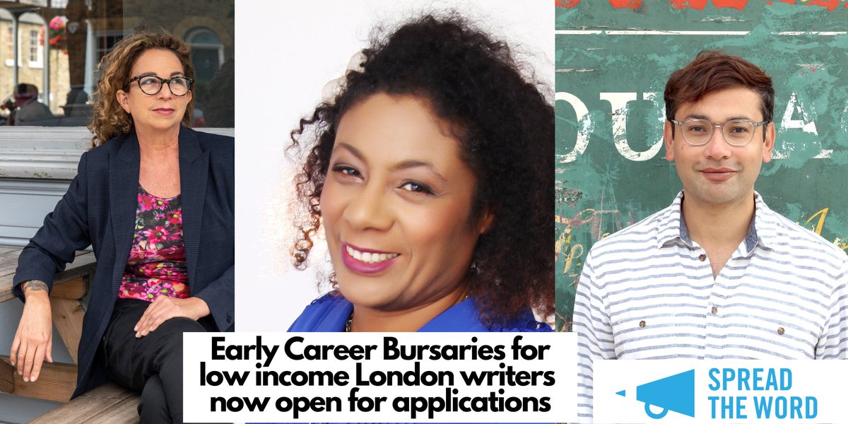 📢Our award-winning #EarlyCareerBursaries for low-income London writers is now open for applications. This transformative opportunity offers 3x low income LDN based writers a £15,000 bursary - £10K cash + £5K development. Read more here: bit.ly/3rqRTTF