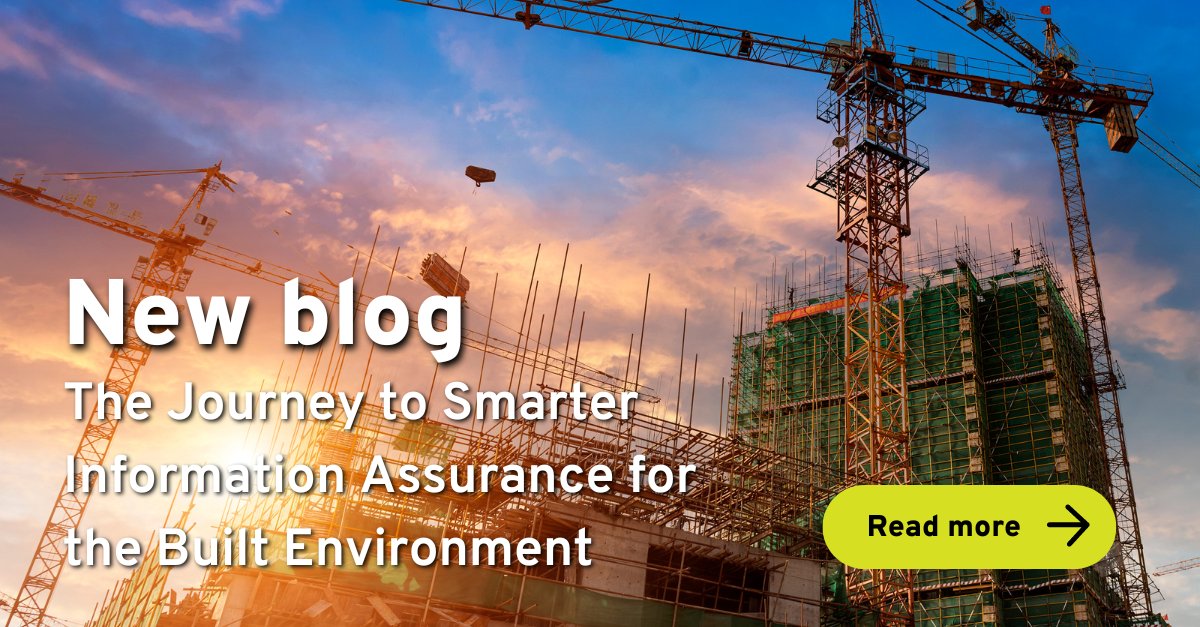 Check out our latest built environment blog article - “The Journey to Smarter Information Assurance for the Built Environment”.

“Collaborate on the rules, compete on the game”

bit.ly/43mL5Ub