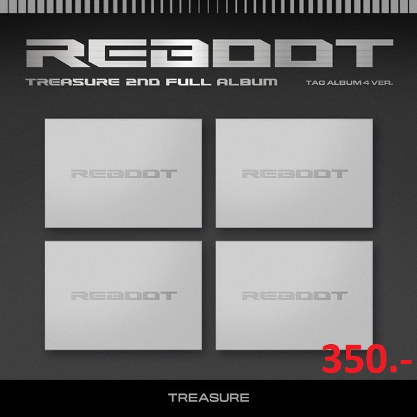kzy_shop's tweet photo. [PRE-ORDER] #TREASURE 2ND FULL ALBUM [REBOOT]💎

🖤สินค้า
- PHOTOBOOK 590.-
- TAG ALBUM 350.-
- DIGIPACK 330.-
- KIT 710.-

🖤มัดจำ 100.-/บั้ม
🖤สั่งเว็บKTOWN 
🖤กลับEMS รวมภาษี✈️
🖤ปิดรับ23/7

ฟอร์ม https://t.co/roXpgJZJmo

#ตลาดนัดtreasure #ตลาดนัดเด็กสมบัติ 
#ตลาดนัดเทรเชอร์ https://t.co/H3oTemaa1G