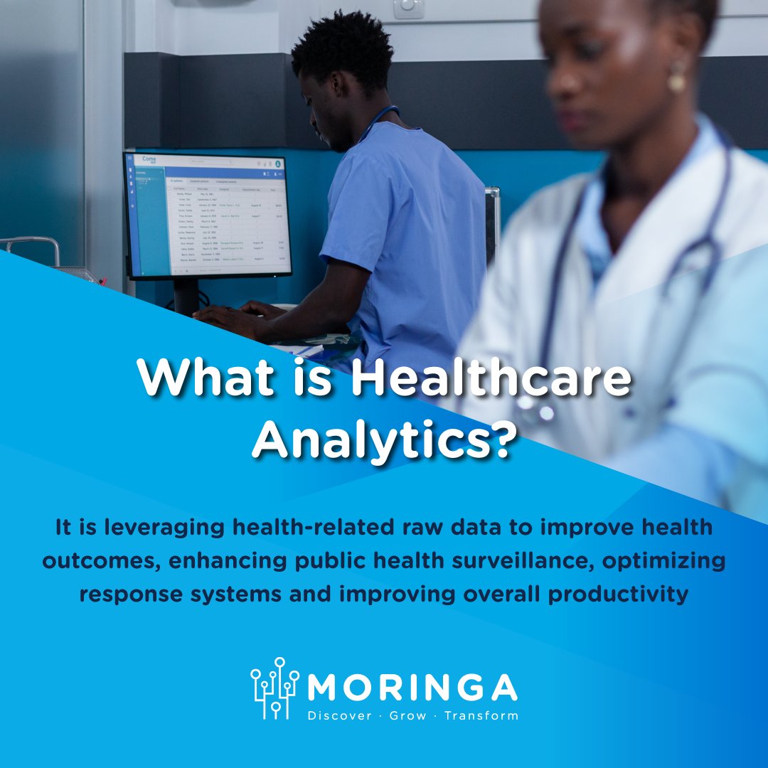 moringaschool's tweet image. Envision a world where technology empowers us to efficiently manage population health, enhance chronic care, optimize healthcare performance, and predict diseases. This once seemingly distant fantasy has now become a tangible reality, all thanks to the revolutionary field of...
