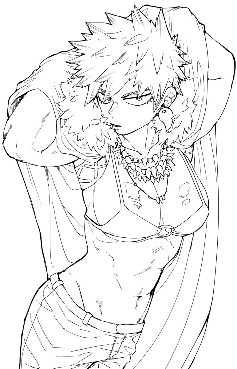 女体描きたくなったのでかつちゃん♀