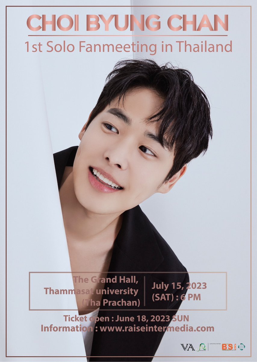 กิจกรรมพาฟินกลับมาแล้วค่ะ 🎉
แจกบัตร "CHOI BYUNGCHAN 1st Solo Fanmeeting in Thailand"  จำนวน 10 รางวัลๆ ละ 2 ใบ 
- เพียงทานอาหาร และ เครื่องดื่ม ในร้านมูลค่า 350บาทขึ้นไป สามารถนำใบเสร็จจากทางร้านมารับบัตรหน้างานได้จำนวน 2 ใบ
หมายเหตุ:  1 ใบเสร็จ จะได้รับบัตร 2 ใบ