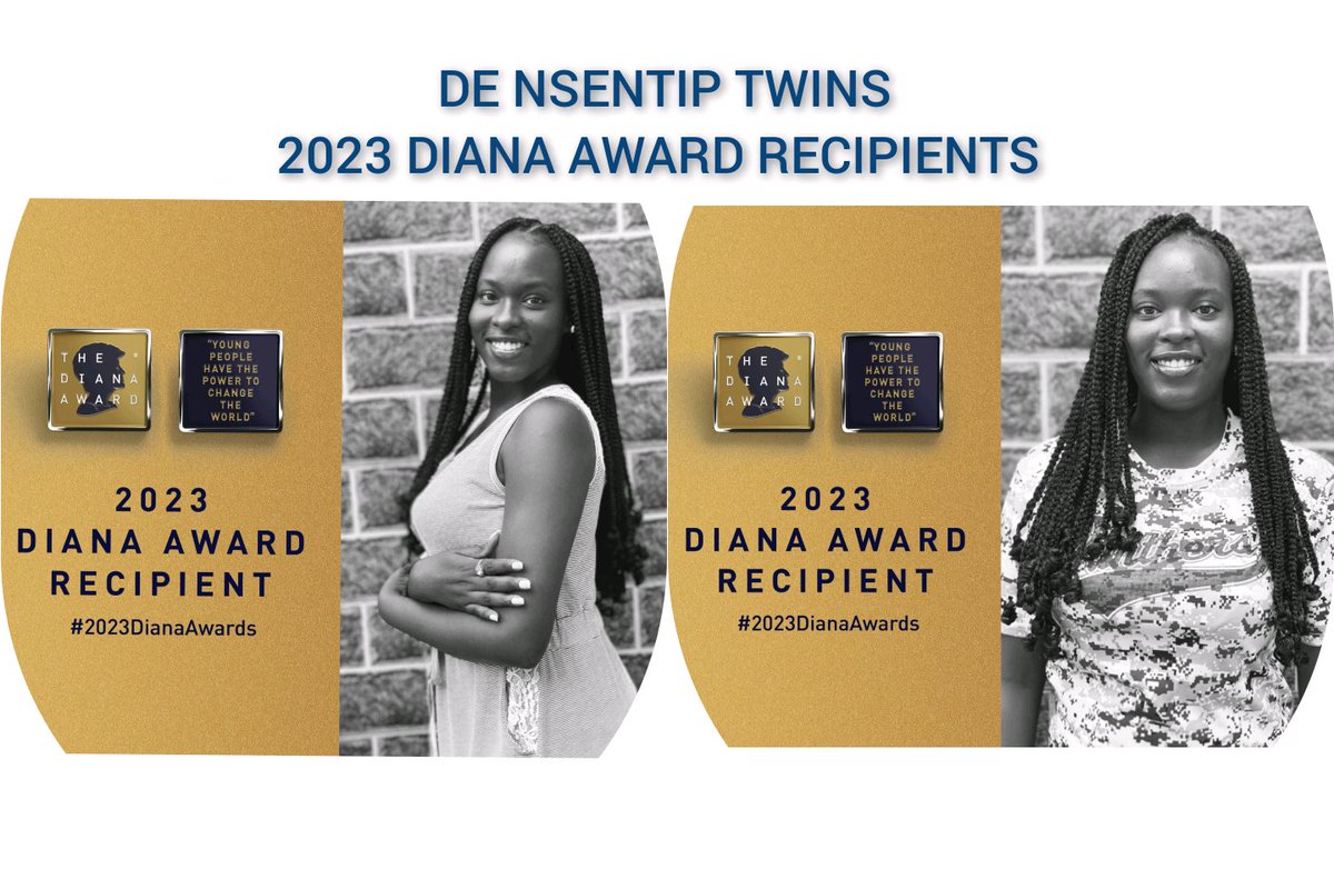 DeNsentip's tweet photo. Congratulations to us for being amongst the 17 Nigerians to be awarded The 2023 Diana Award in honour of Late Diana, Princess of Wales, United Kingdom, for our humanitarian works through our organisation, Nsentip Twins Foundation.
#2023DianaAwards https://t.co/18ectKJEEW