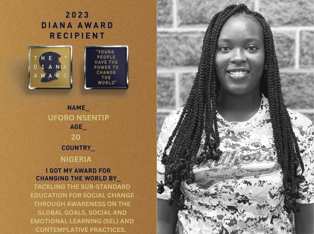 DeNsentip's tweet photo. Congratulations to us for being amongst the 17 Nigerians to be awarded The 2023 Diana Award in honour of Late Diana, Princess of Wales, United Kingdom, for our humanitarian works through our organisation, Nsentip Twins Foundation.
#2023DianaAwards https://t.co/18ectKJEEW