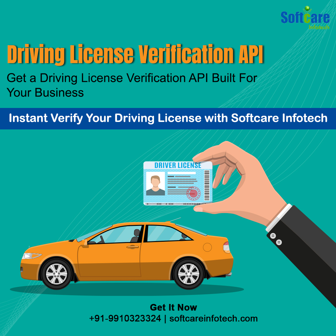 softcareinfotec's tweet image. Softcare Infotech offer one of the best Driving License Verification API with Highest Commission. Don&apos;t Delay , Deal Today.
For a Free Demo Call -+91-9910323324
Book demo Now:-buff.ly/3i0LXMC
#verificationapi #drivinglicense #DrivingLicenseVerification #drivinglicenseapi