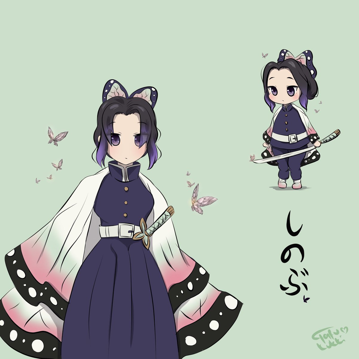 Shinobu #しのぶ #鬼滅の刃 #demonslayer #shinobu #illustration #illust #illustgram #drawing #chibi #art #artist #digitalart #artofinstagram #anime #clipstudiopaint #アート #イラスト #그림 #일러스트 #イラストグラム #イラストレーション #アニメ #可愛い #絵 #huiontablet #kawaii #ヨル