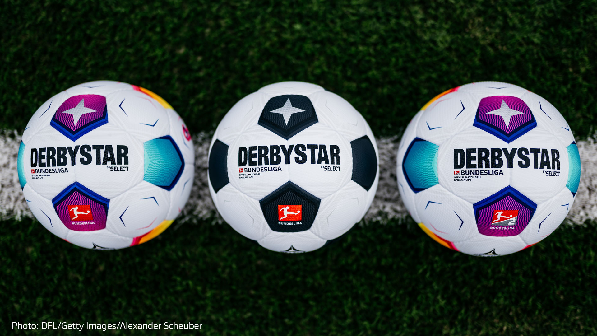 Official match ball of Bundesliga and Bundesliga 2 for 2023-24 season