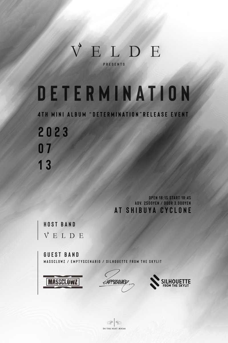 yutaroxx627's tweet photo. 明日はVELDE活休前ラスト

4th mini album 「DETERMINATION」
リリースイベント

何を決意して、どこへ進むのか
本当の事はライブハウスで共有しよう

🎫 https://t.co/NBz9SWy3BE https://t.co/m4BhjYiQ75