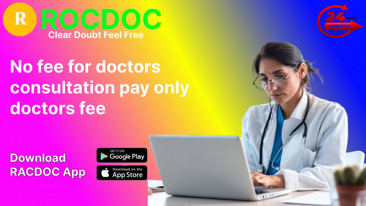 racdoc2's tweet photo. Racdoc Is a Doctor Consultation platform.
Visit:https://t.co/QtmeBU4eqt
App link:https://t.co/x90ioB6JlQ
When you need answers, Racdoc Doctors can help.#health #fiver #fitnessmotivation #India #headache #stomachpain #stomachproblems #legpains #orthopedic #healthiswealth https://t.co/n7YxForm0W