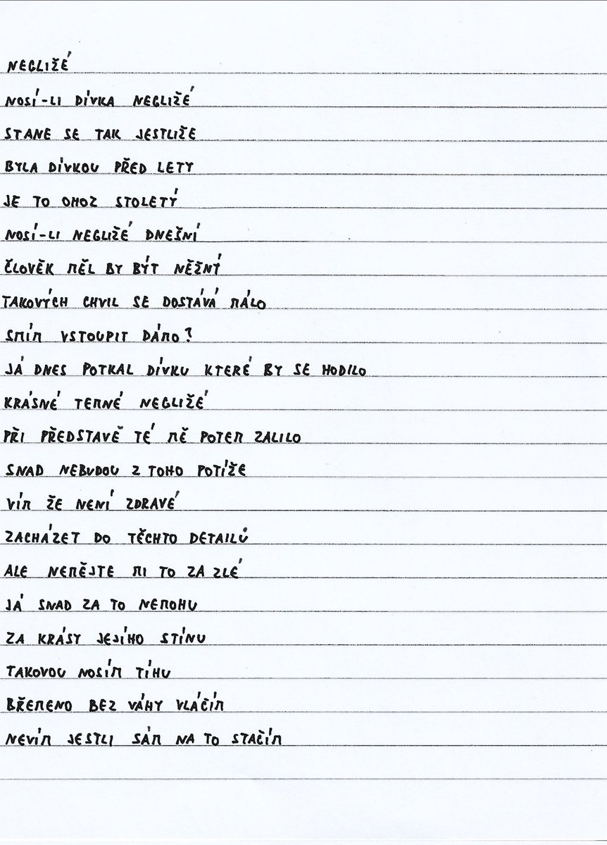 rymovnikjmenome's tweet photo. Jedenáctá báseň ze sbírky Trojlist
#art #artist #ArtistOnTwitter #poetrycommunity #poetrytwitter #poetry #poet #poem #basen #basnicka #basnik #basni #nevim #rymovnik #trojlist #umeni #psani #writing #writerscommunity #poezie #POEMS #nedelnichvilkapoezie https://t.co/bONt0k6opA