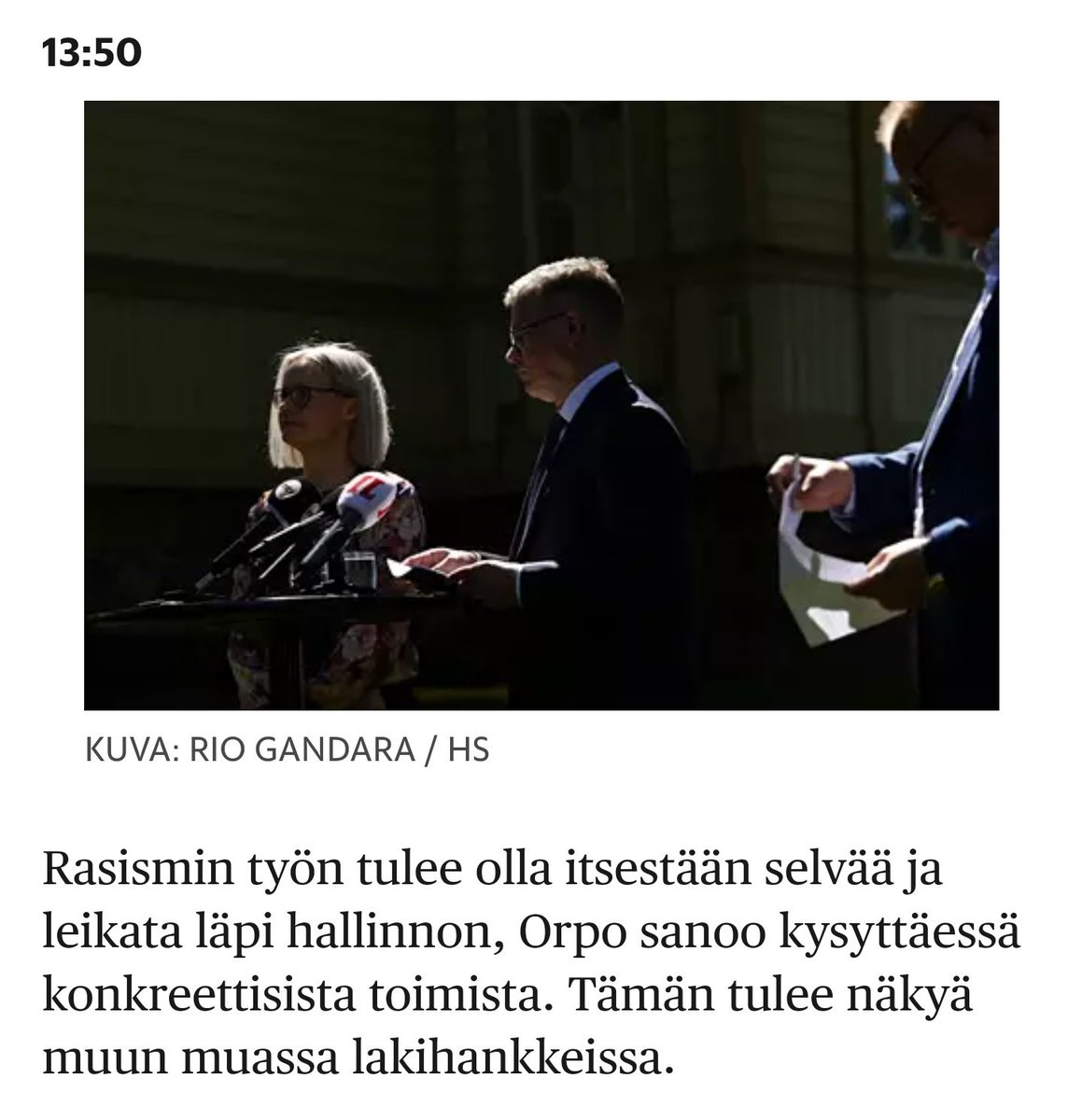 Tulikos Hesarilla se kuuluisa freudilainen lipsahdus?