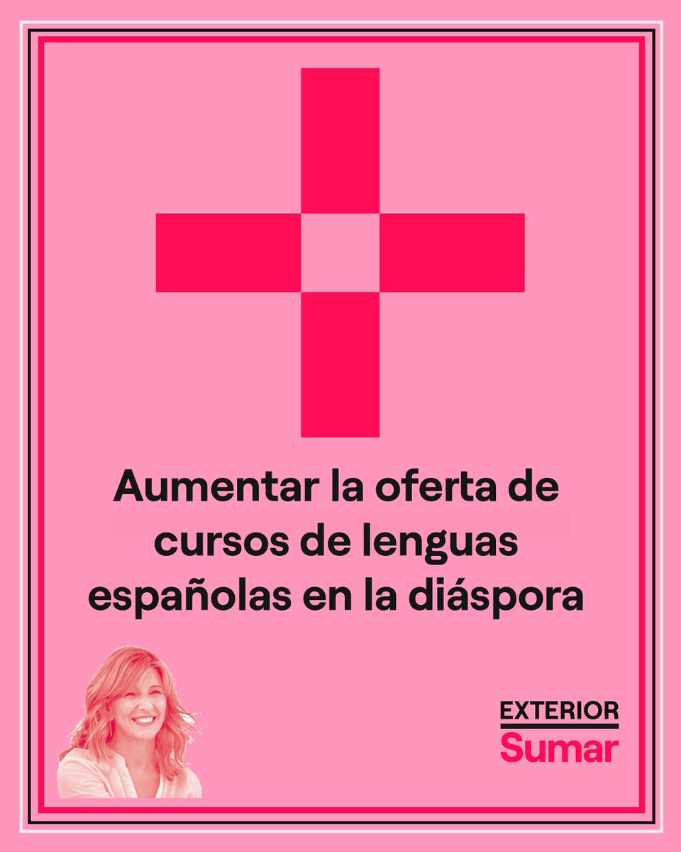 sumarexterior's tweet photo. La riqueza de nuestras culturas es algo de lo que sentirnos orgullosas.

El español y nuestras lenguas co-oficiales son nuestra insigna y así queremos demostrarlo al resto del mundo. 🩷🌎

Este #23J vota por la cultura. #EsPorTi

#LaDiasporaSuma https://t.co/EHIvzA5emu