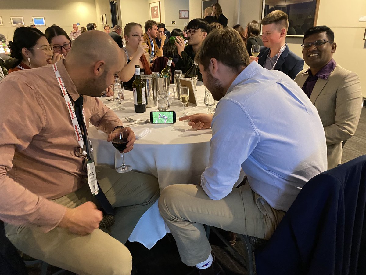 When the conference dinner is on State of Origin night <a href="/anzsms/">ANZSMS</a> Queenslanders in NSW
