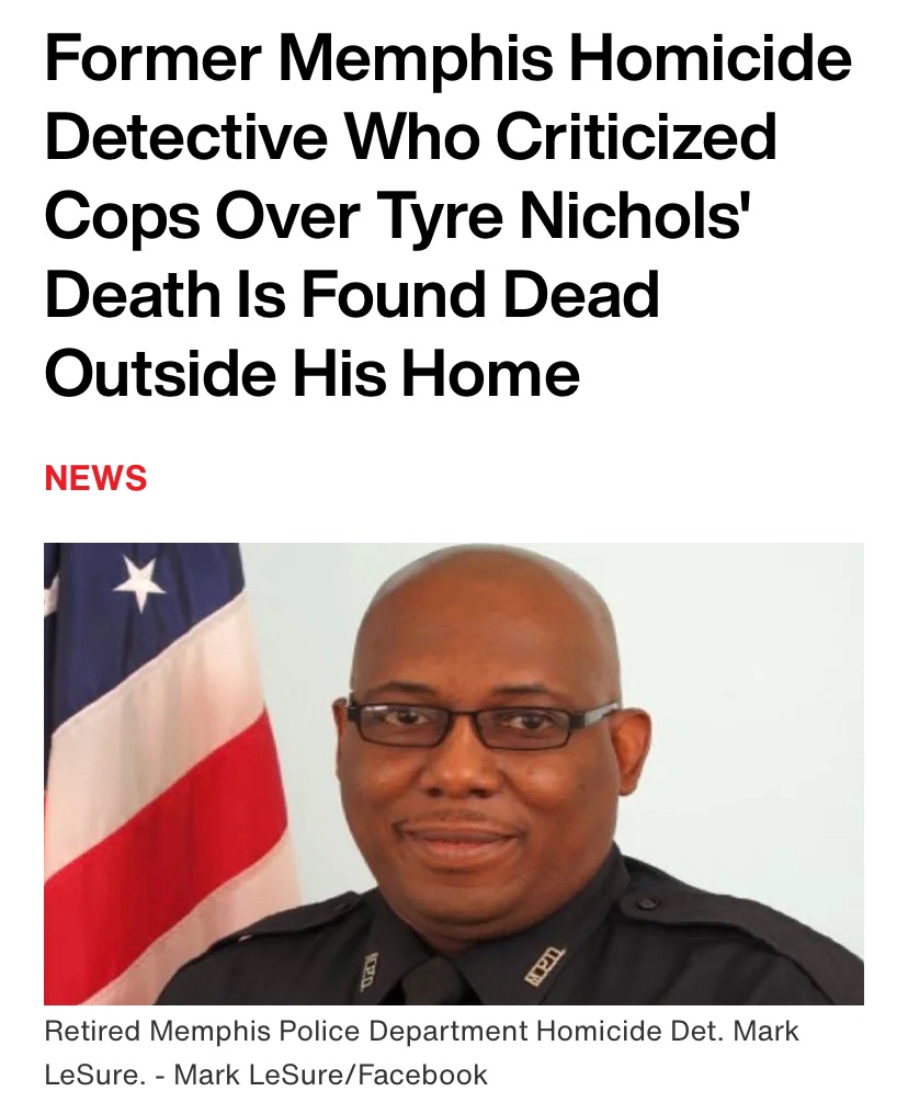 .<a href="/MEM_PoliceDept/">Memphis Police Dept</a> .<a href="/TheJusticeDept/">U.S. Department of Justice</a> 

Oh no. Who will ever solve this mystery?

#EatTheRich