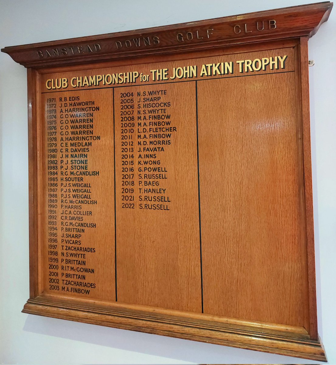 Our 2023 Men's Club Champion will be crowned on Sunday 16th July. 🏆

#golf #golfsurrey #clubchampionship #clubchamps #banstead #bansteaddownsgolfclub