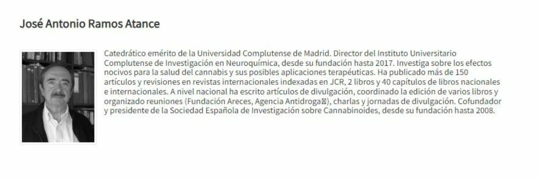 moigaren's tweet image. Ayer falleció mi co-director de tesis doctoral, José Antonio Ramos Atance. Catedrático de Bioquímica en la @unicomplutense hasta su reciente jubilación, fundador y primer presidente de la @SEICannabinoide, impulsor de la investigación en cannabinoides en España.