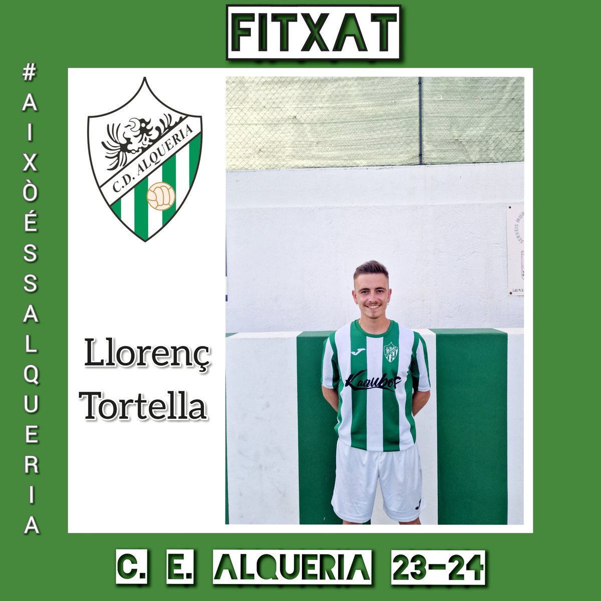 🚨FITXATGE🚨

Tenim una nova incorporació a la plantilla!
En Llorenç Tortella s'ha compromès amb el nostre projecte per a la pròxima temporada!

Benvingut Llorenç!

#aixòéssalqueria #amuntshalque #futbolialgomes #sateuleracanostracateva #somdeonensfansentirpart