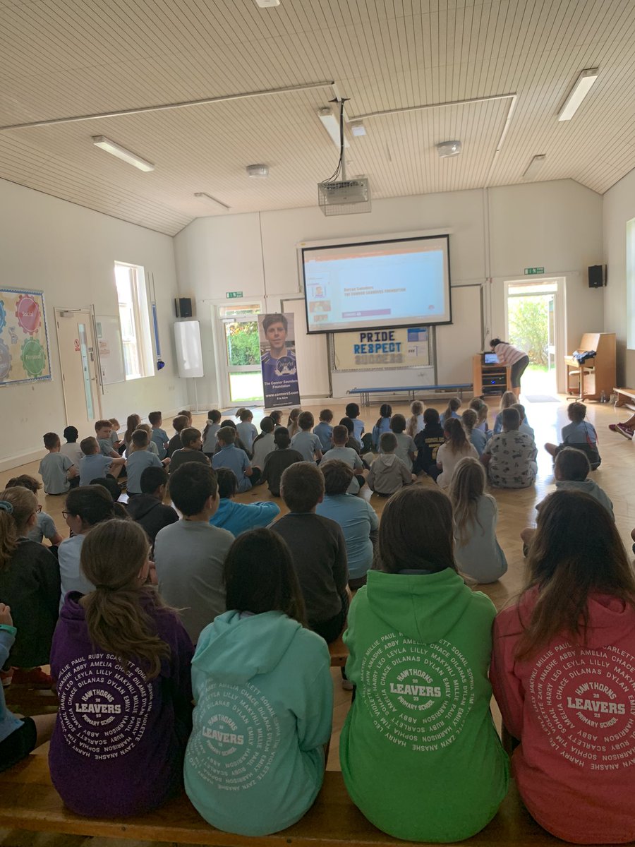 School assembly. When you know better you do better. Changing mindsets and attitudes about One Punch. For Love, For Life, For Connor Xxxxx 5 is alive