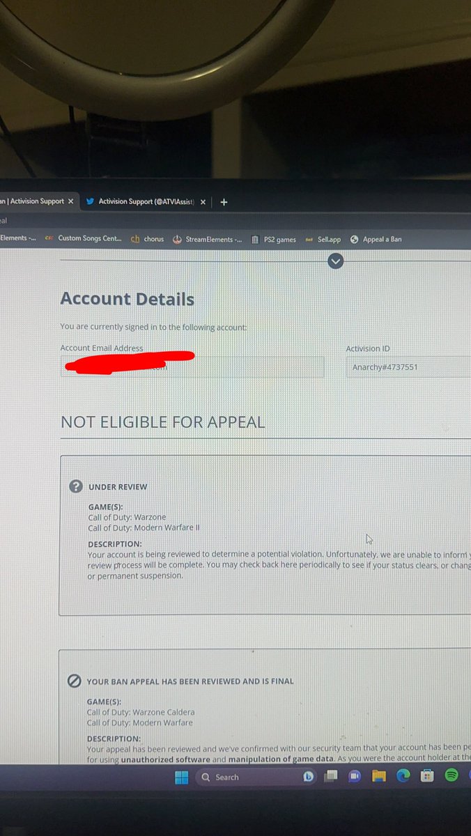 CloutSnipess's tweet photo. @ATVIAssist @Activision  this makes 8 shadow bans in a month on the same account can we fix the dogshit excuse of anti cheat because I have yet to be able to play this game for more than 3 days before I’m thrown back to the shadow realm. if I was cheating then I’d be perm banned https://t.co/r9syE0O3QO