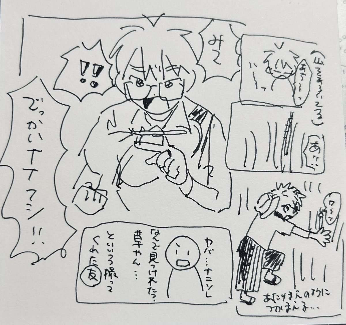 でっけーーーーーナナフシが居てよォ…ドキドキワクワクしちまってよォ…