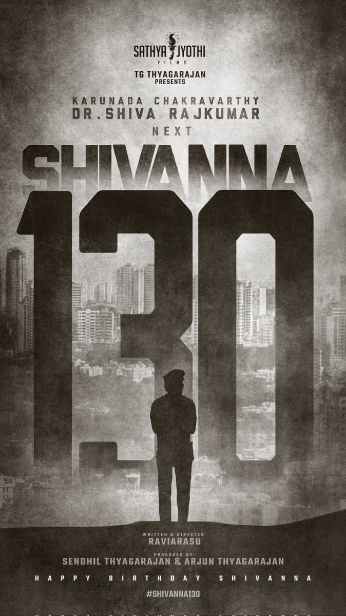 dir_raviarasu's tweet photo. Happy birthday dear @NimmaShivanna .
Really greatful for this wonderful opportunity.
Thank you @SathyaJyothi for making it possible..
I make sure that #shivanna130 will be legendary and most memorable....
 Sambavam loading...
#shivanna130 #blessed https://t.co/YgZC5ZA0N6