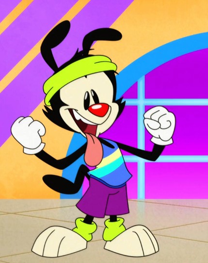 WarnerFanGirl's tweet photo. Happy #WakkoWednesday! So, here's the pics of #WakkoWarner from the #Animaniacs Reboot episode, Exercise Minute. https://t.co/4ononzXXL7