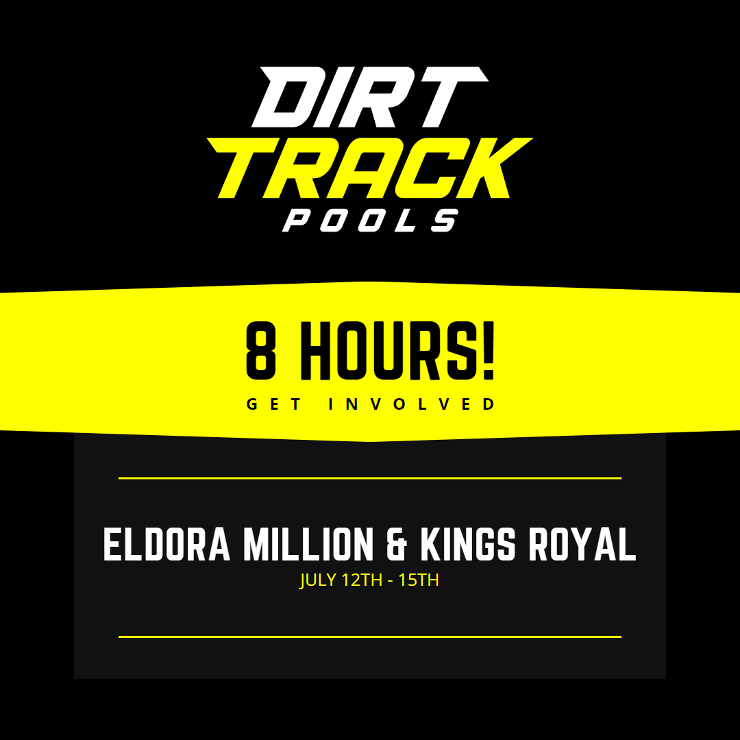 Dirt Track Pools on Twitter "🚨 8 HOURS! 🚨 The Eldora Million & Kings