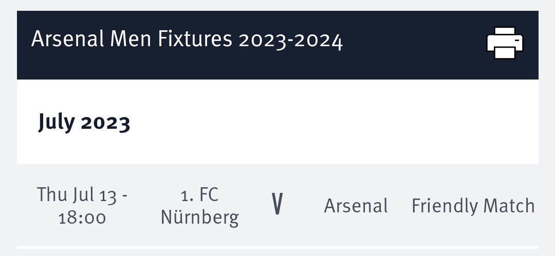 Buenos días Gooners 🔴⚪

Se nos viene en nuestro primer amistoso oficial de pretemporada.