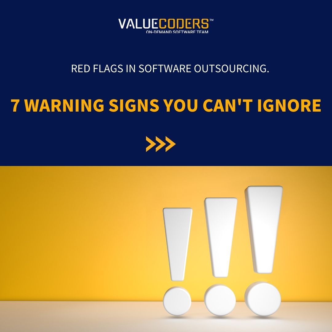 ValueCoders's tweet image. 🔍 Worried about the pitfalls of software outsourcing? Don&apos;t miss these 7 warning signs ! 🚧Learn to identify and protect your outsourcing endeavors. Read more:

valuecoders.com/blog/technolog…

#softwareoutsourcing #OutsourcingChallenges #OffshoreDevelopment #ValueCoders