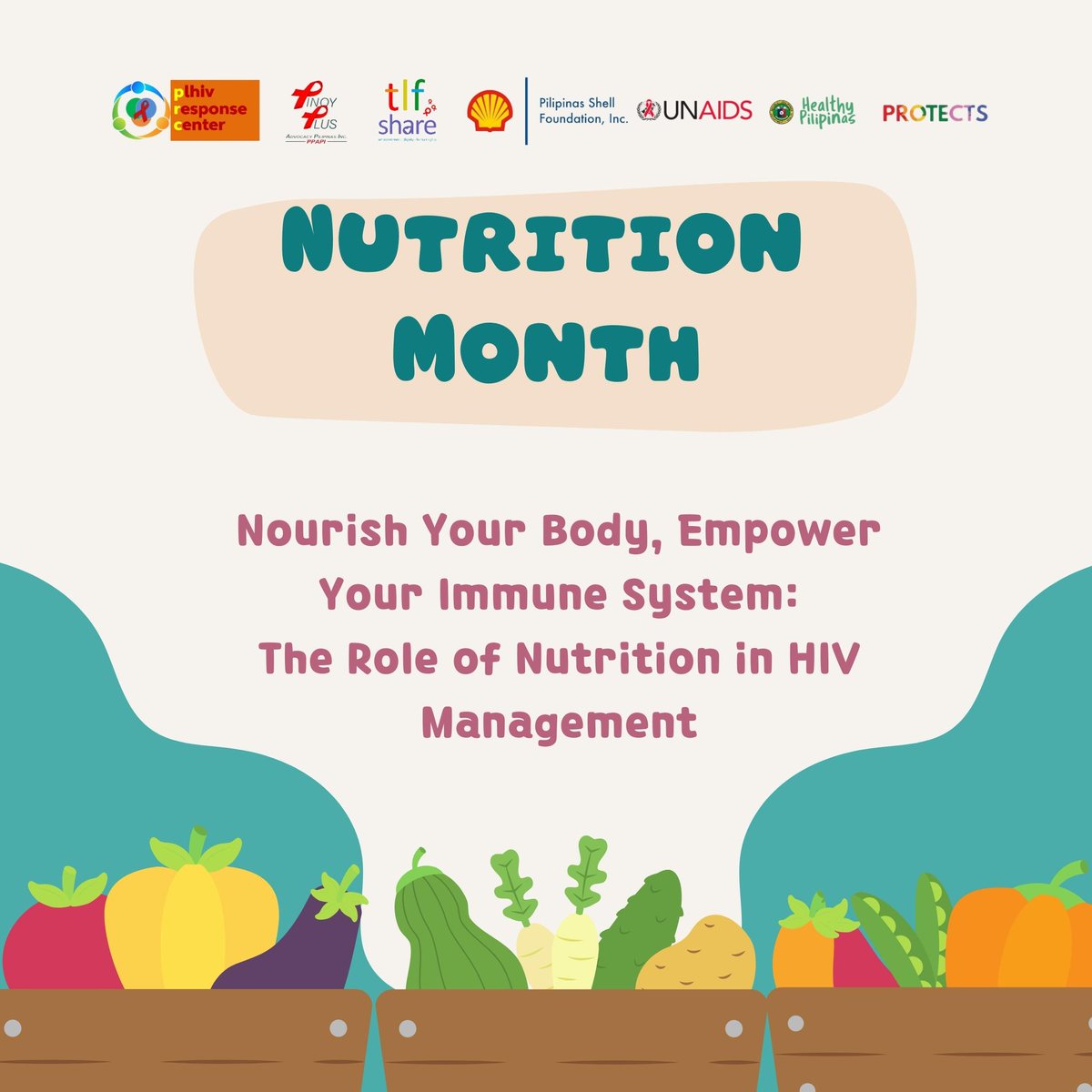 Sa tamang pag inom ng ARV kasabay ang tamang nutrisyon sa pagkain, lalakas ang kalusugan ng isang PLHIV.

For more options o referrals sa tamang nutrisyon tungkol sa taong may HIV mag message lamang sa amin.

#WeArePRC #PinoyPlus #NutritionMonth #PLHIVDiaries