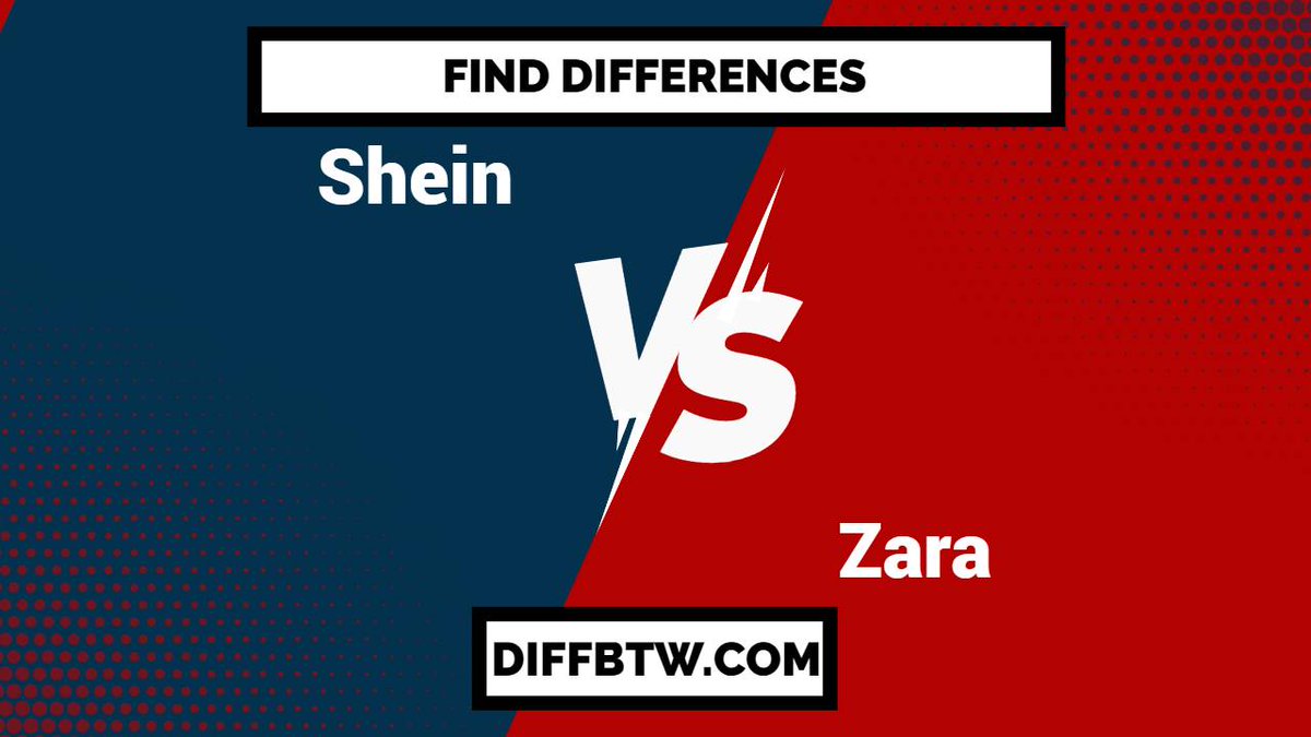 diffbtwofficial's tweet image. Shein vs Zara - diffbtw.com/shein-vs-zara/… and Zara are the world's largest fashion retailers selling clothes, skincare, shoes, and many more items. Zara has more famous as compared to Shein. Moreover, Zara has more physical stores.
Main Difference
Shein has fewer physical stor...