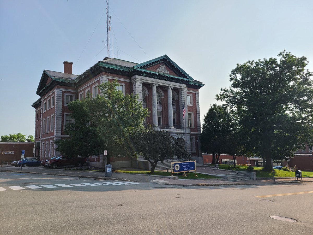 PenobscotCounty's tweet photo. Career Fair TODAY
Wednesday, July 12, 2023
9:00 a.m. - 5:00 p.m.
97 Hammond St., Bangor

Come learn about all of our amazing opportunities, interview onsite, get a tour, and find out if a career in public service is right for you. https://t.co/FvH8hn2QuB