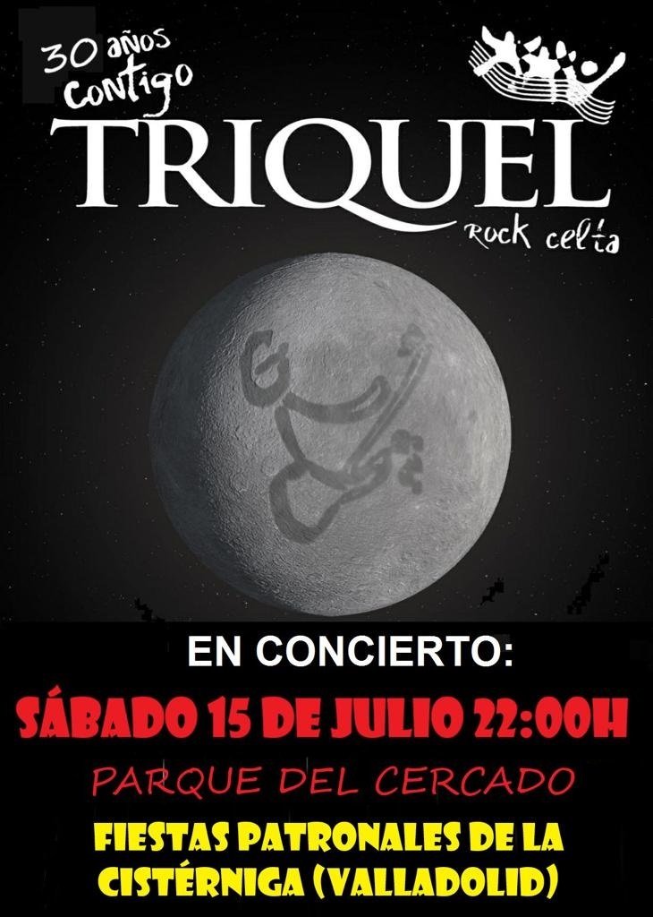 Familia, nos vemos el sábado en las fiestas de <a href="/ACisterniga/">AYUNTAMIENTO DE LA CISTERNIGA</a>!! Os lo vais a perder? #valladolid #rock #music