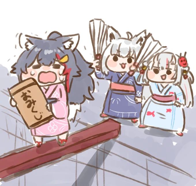 この人たち何やってんだろ… #hololivesummer2023