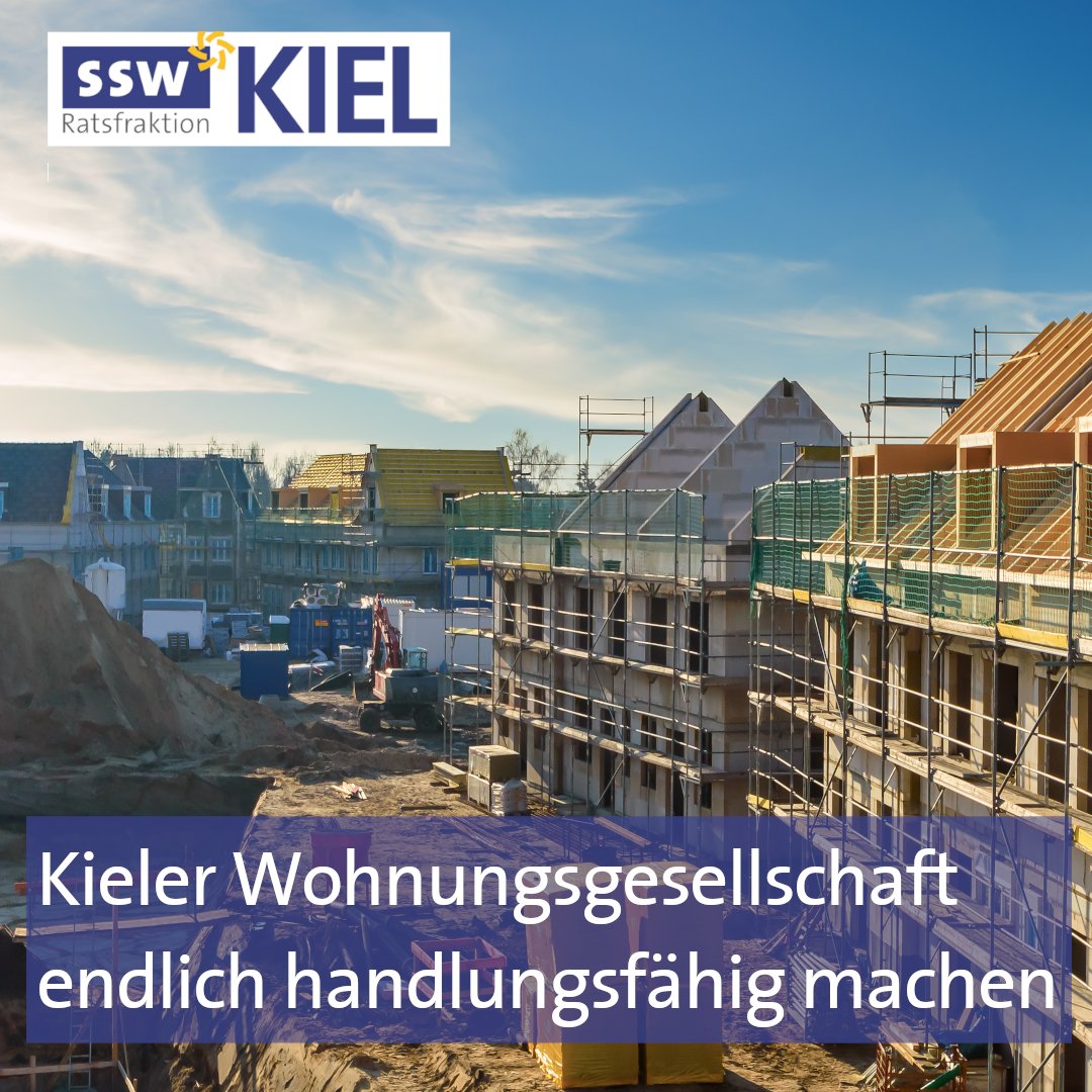 Kieler Wohnungsgesellschaft endlich handlungsfähig machen
Die Kieler Wohnungsgesellschaft soll einen positiven Einfluss auf den Wohnungsmarkt in Kiel nehmen. Damit das geschehen kann, muss sie jedoch ihren Wohnungsbestand wesentlich vergrößern.
ssw-ratsfraktion-kiel.de/kieler-wohnung…