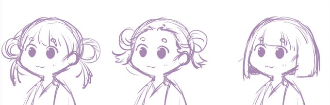 小僧ゆのはな、一番の難関は髪型。 