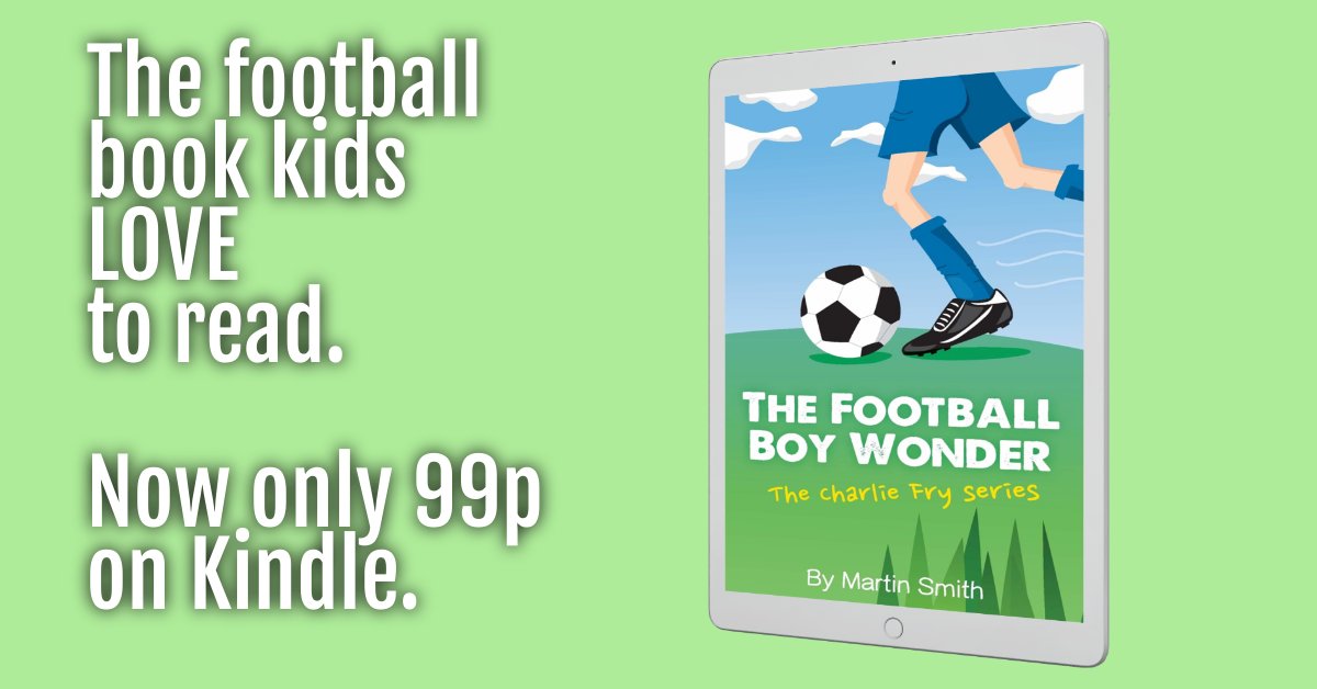 martinsmith1979's tweet photo. Want a summer holiday book for football-mad kids?
The Football Boy Wonder is now 99p on Kindle or £3.99 in paperback.

https://t.co/xN9GeAW69s

#kidsbooks #childrensbooks #footballbooks #footballboywonder https://t.co/uFz4Ql8wop