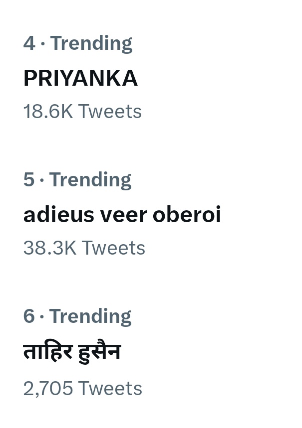 PRIYANKA is Now Trending In India with 18.6K+ tweets, Speed up Everyone !!

1MONTH FOR PRIYANKA BDAY
