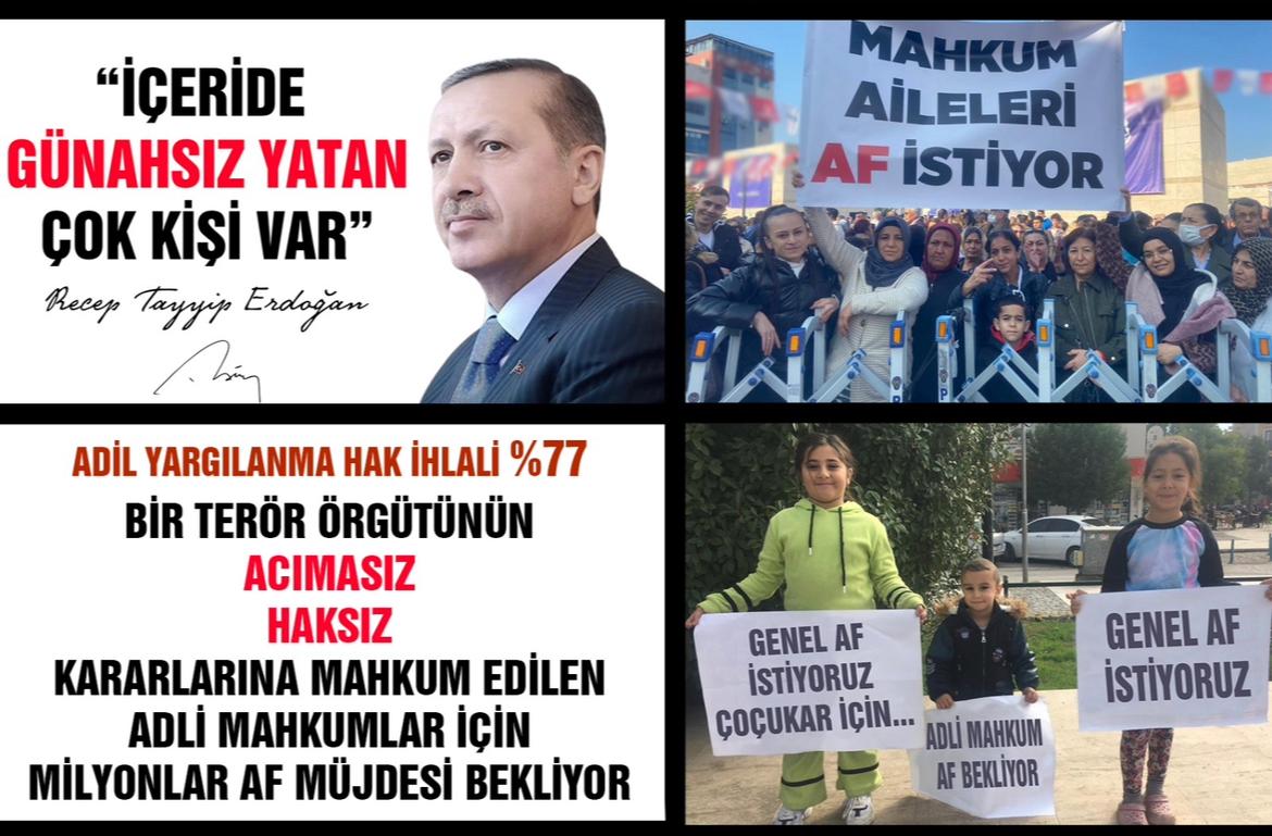 Affet Türkiye Allah Bile Kulunu Affediyor Sizler Neden Affetmiyorsunuz Eşit Yasa Eşit Af İstiyoruz Kapalı Mahkumlara Özgürlük istiyoruz 4/4 Düzenlemesi Bir Zulümdür <a href="/RTErdogan/">Recep Tayyip Erdoğan</a> <a href="/yilmaztunc/">Yılmaz TUNÇ</a> <a href="/YildizFeti/">Feti Yıldız</a> <a href="/iletisim/">T.C. İletişim Başkanlığı</a> <a href="/dbdevletbahceli/">Devlet Bahçeli</a> <a href="/TBMMresmi/">TBMM</a> <a href="/M_Sarigul/">Mustafa Sarıgül</a>  Adlimahkuma EşitYasa