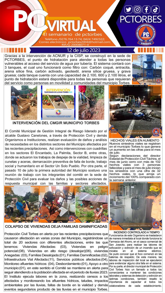 PCTORBES's tweet photo. 🔘 #PCVIRTUAL
#boletin
#Informate
#Tachira
#Venezuela https://t.co/EKh9mXGM3F