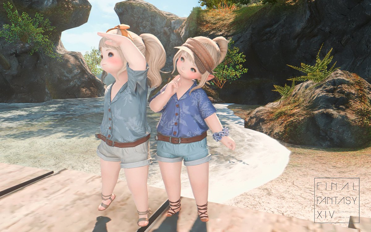 Utachan_ff14's tweet photo. 夏だね🌴🌺 https://t.co/TGvYovLFmO
