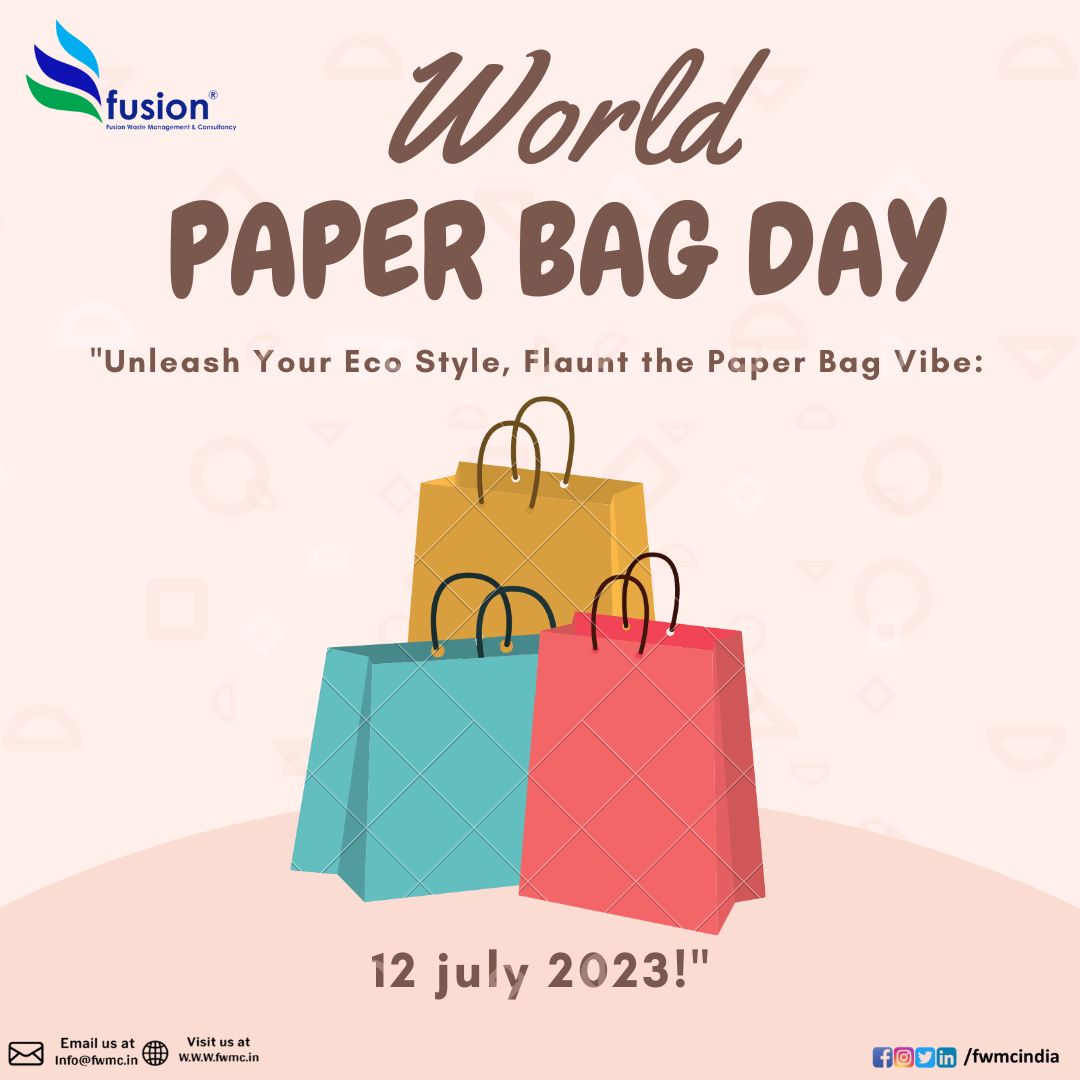 'Embrace Sustainability, Carry the Change: World Paper Bag Day 2023' #paperbags #wastemanagement #plasticfree #fwmc #foodpackaging #custompackaging #packagingbox #paperbag #homemadepaper #recycled #rrl #paperbags