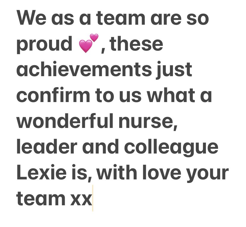 💙Leah Quick, FdSc, BSc, FNF Nursing Associate. tweet media