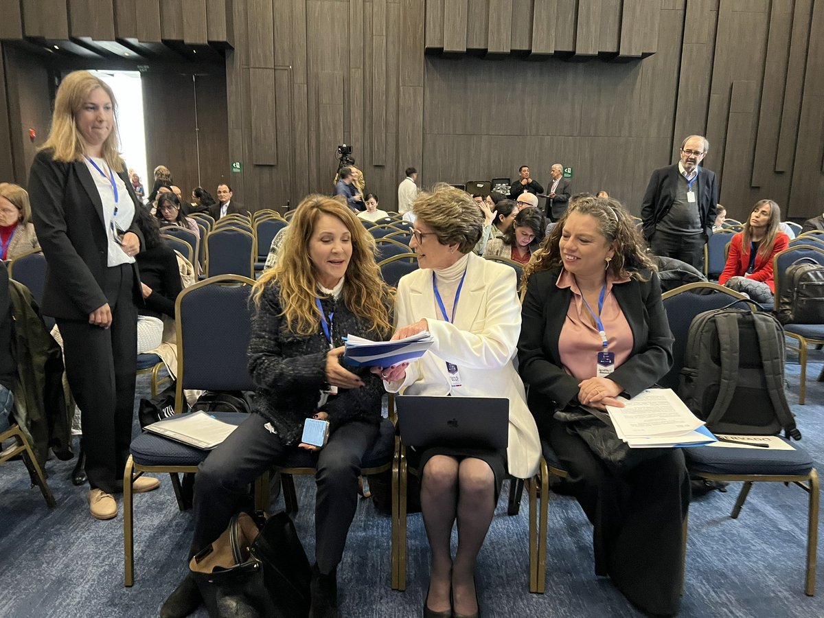 En directo desde Bogota, damos inicio a 5ta Conferencia de Cambio Climático NovoPangea Latam.

Ahora, Subsecretaria <a href="/svilardyq/">Sandra Vilardy</a> planteando desafíos d abordar triples crisis de manera conjunta: CC, Biodiversidad y Contaminación
<a href="/IPCC_CH/">IPCC</a> 
<a href="/PnudColombia/">PNUD Colombia</a> 
<a href="/MMAChile/">Ministerio del Medio Ambiente</a> 
<a href="/MinAmbienteCo/">MinAmbiente Colombia</a>