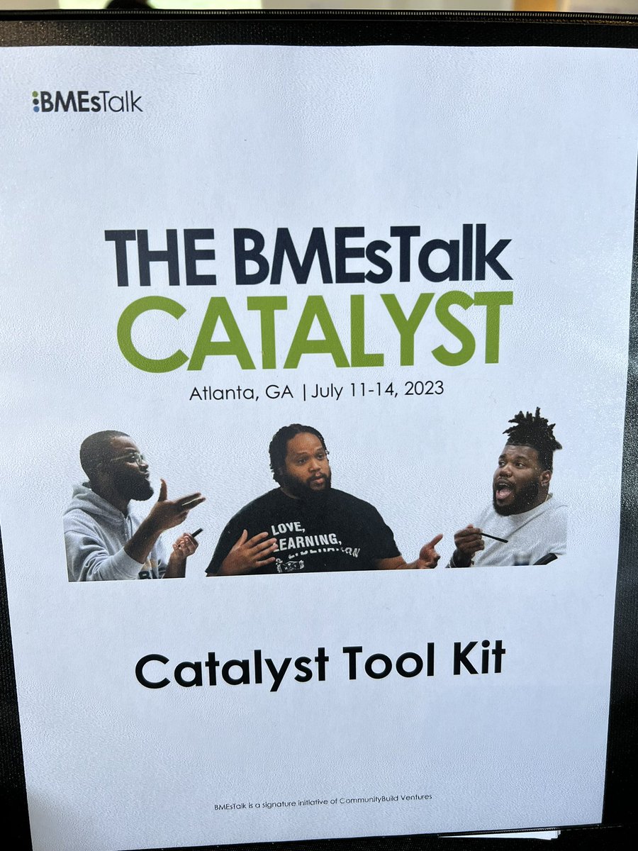 Thanks to <a href="/BMEsTalk/">Black Male Educators Talk</a> I am currently participating in what by far may be the most authentic PL conference in my 25 years in education! #BMEsTalkCatalyst2023