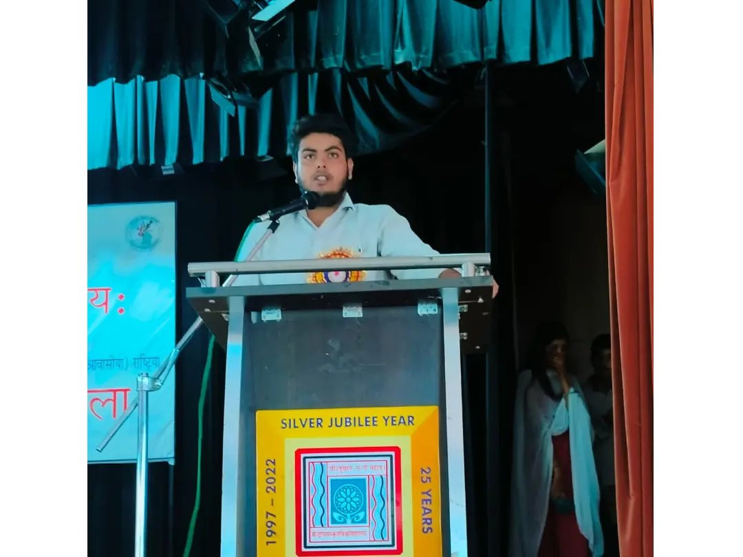 abvp4dehra's tweet photo. केंद्रीय संस्कृत विश्वविद्यालय,बलाहर देहरा में स्थापना दिवस के उपलक्ष्य पर इकाई द्वारा संगोष्ठी का आयोजन किया गया इस अवसर पर ताइवान में शिक्षाविद् डॉ अरविन्द कुमार जी मुख्यातिथि तथा ठाकुर दीक्षित धलारिया जी मुख्य वक्ता के रूप में उपस्थित रहे।

#AbvpfoundationDay https://t.co/HyC81HdXmD
